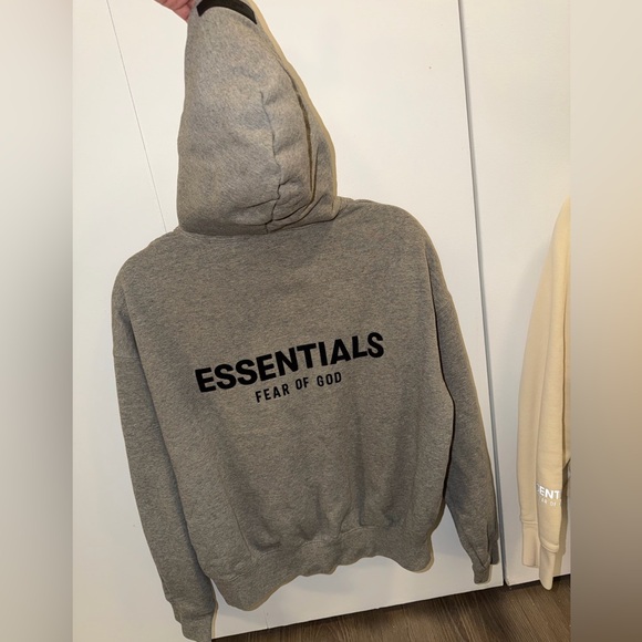 Fear of God Tops - Fear of God Essentials Heather Gray Hoodie